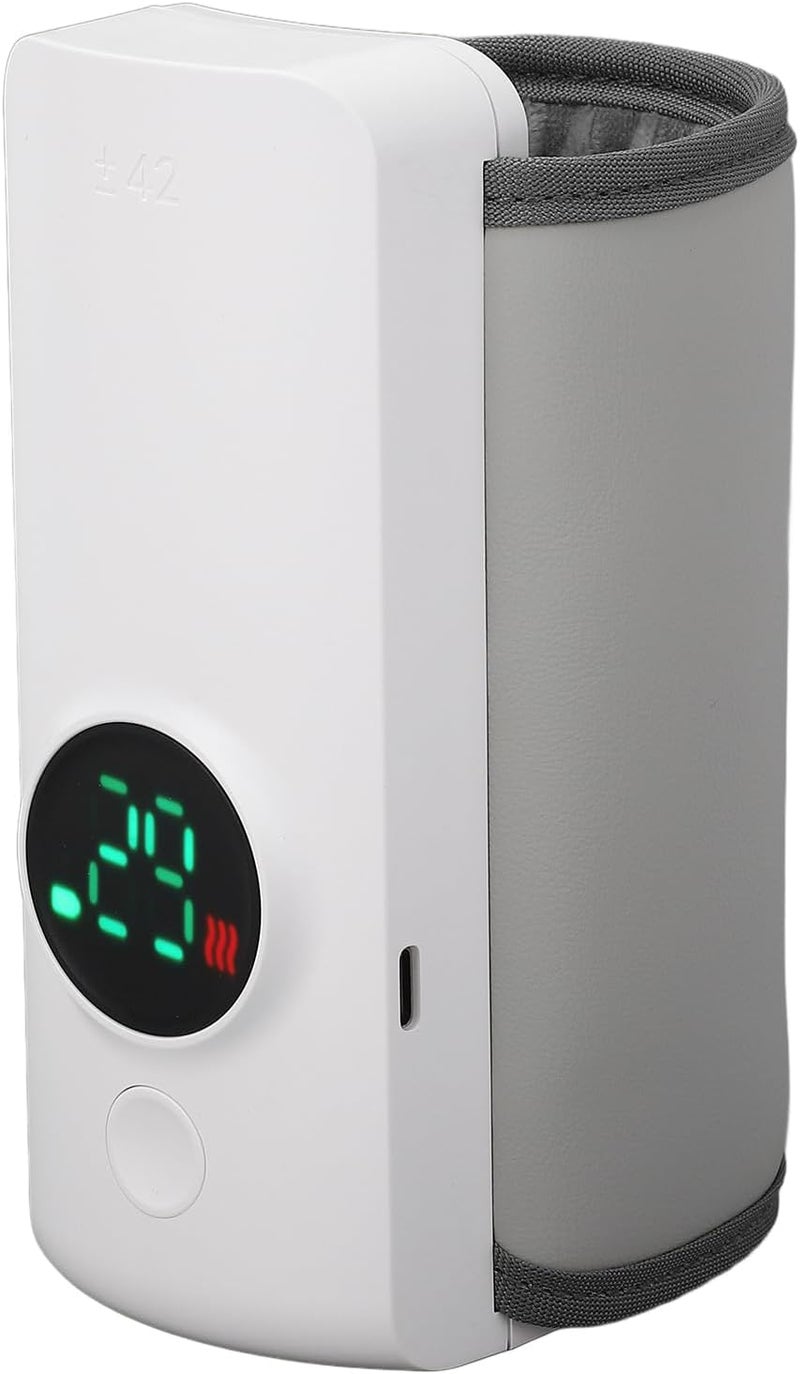 LICAEVEY Portable Bottle Warmer for Travel, Rechargeable Baby Bottle Warmer Wireless Portable Infant Milk Warmer, 6000mAh Battery Powered, Temperature Digital Display - Image 3