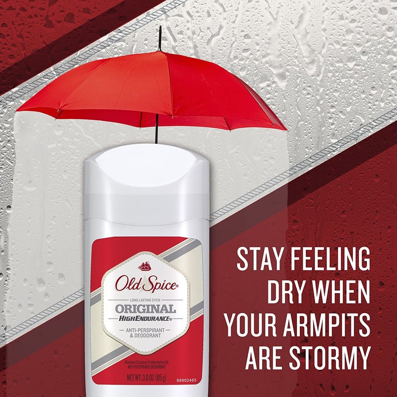 Old Spice High Endurance Anti-Perspirant & Deodorant, Original 3 oz (Pack of 5) - Image 5