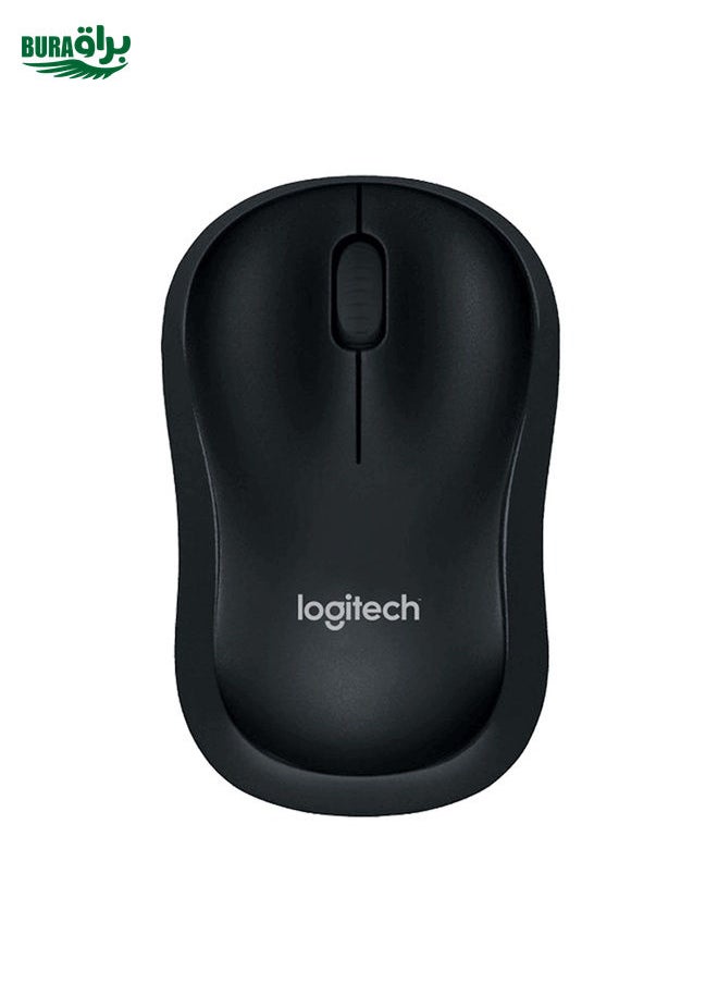 BURAQ Logitech B175 3-keys 1000DPI 2.4GHz Wireless Optical Mouse (Black)  - Image 1