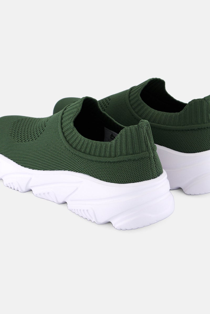RBX Men Slip On Outdoor Shoes, Olive Green  - Image 2