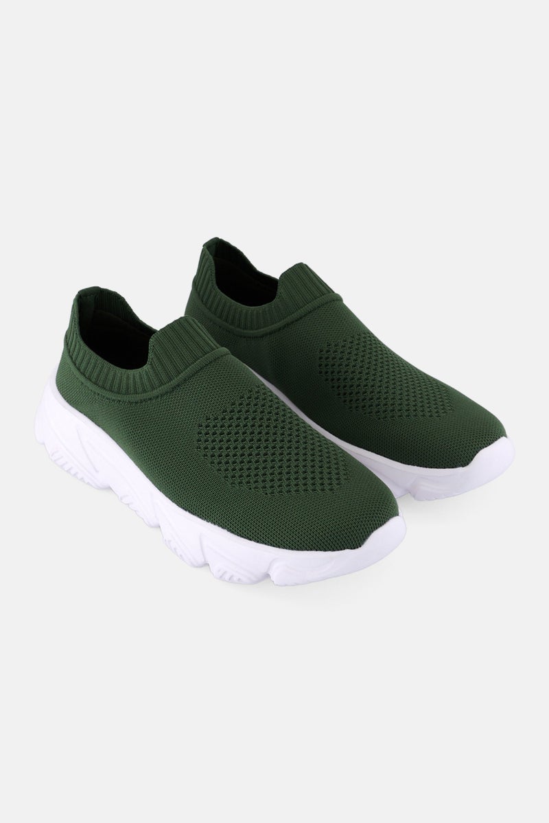 RBX Men Slip On Outdoor Shoes, Olive Green  - Image 1