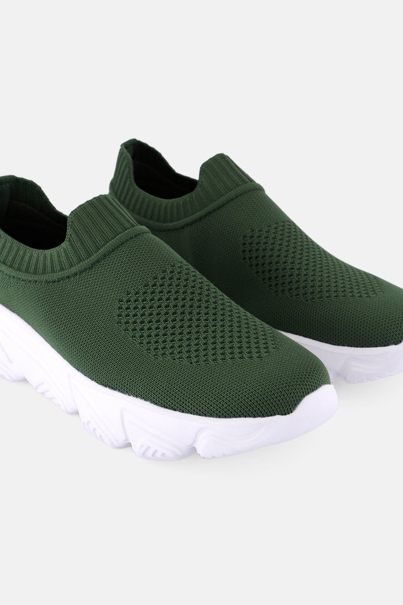 RBX Men Slip On Outdoor Shoes, Olive Green  - Image 3