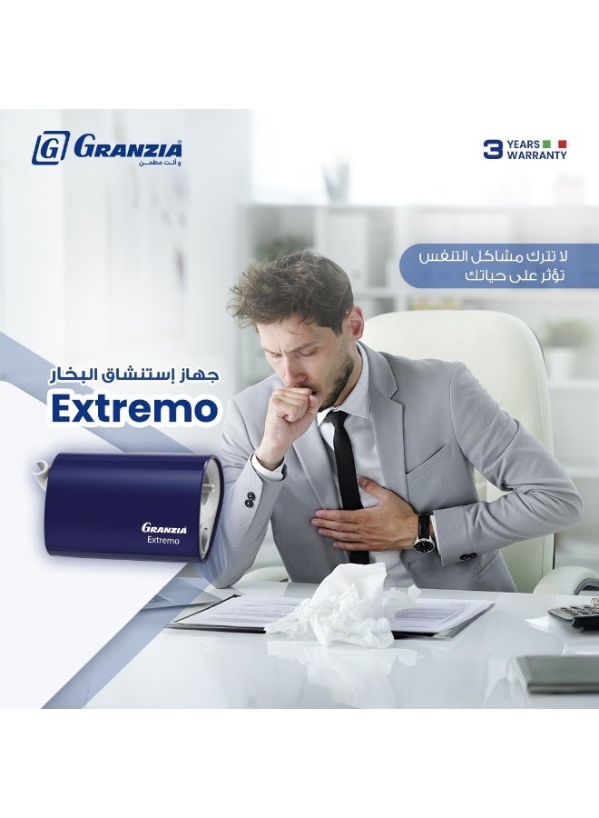 Granzia Extremo Compressor Nebulizer – Energy-Efficient Steam Inhaler for Adults & Kids – Quiet & Powerful Nebulizer Machine with Masks & Medicine Cup – Asthma, Sinus & Cold Relief - Image 2