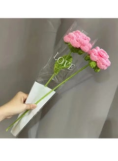 Toko 6-Pack Handcrafted Crocheted Roses | Realistic Fabric Flowers | Ideal for Valentine’s, Mother’s Day, Easter & Spring Decor  - Image 4