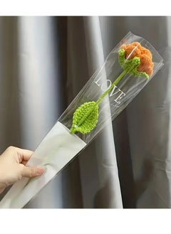 Toko 6-Pack Handcrafted Crocheted Roses | Realistic Fabric Flowers | Ideal for Valentine’s, Mother’s Day, Easter & Spring Decor  - Image 5