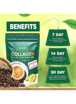 glutathione coffee benefits FITGUM FitGum Collagen & Chia – Beauty & Wellness Coffee with Natural Superfoods (120g | 10 Sachets) | Best Price Bahrain Lukewarm facewash