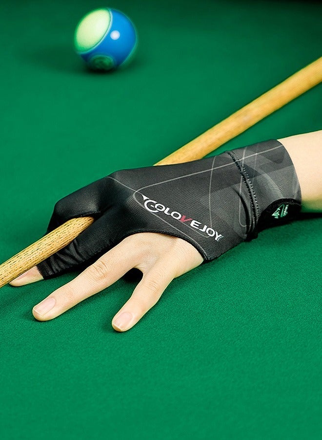 جولوف جوي قفازات البلياردو ، قفازات خفيفة وقابلة للتنفس ثلاثية الأصابع ، قفازات السنوكر تنس الطاولة غير الانزلاق حزمة واحدة مناسبة لليد الأيسر - Image 5