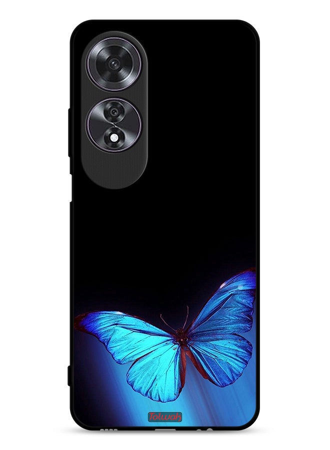 Tolwak Oppo A60 Protective Case Cover Butterfly Art - Image 1