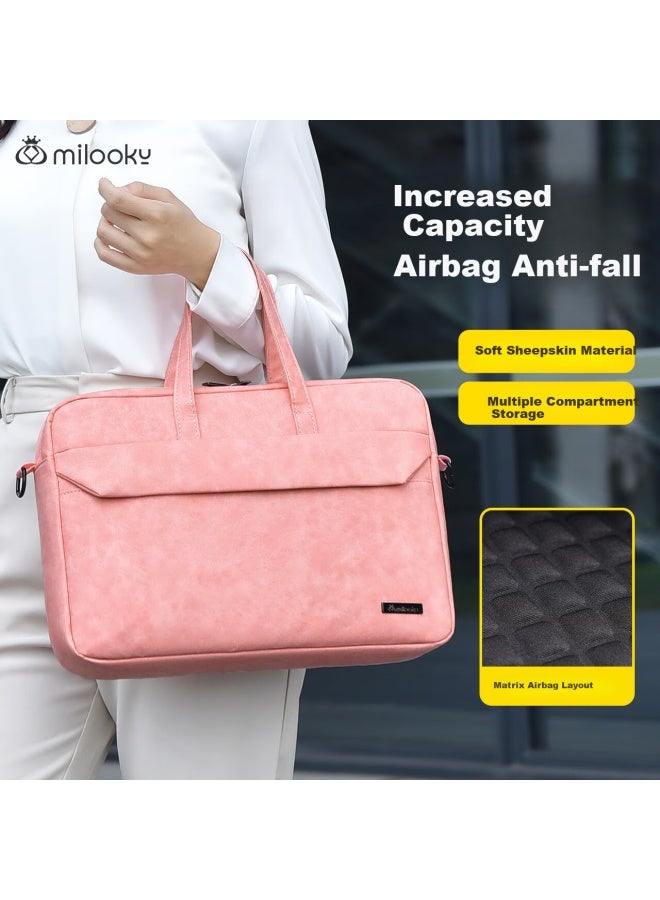 Milooky 15-16 Inch Large Capacity Women's Laptop Bag, Suitable For Huawei, Apple, Lenovo, Single Shoulder Bag - Image 1