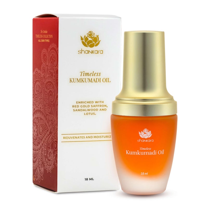 Shankara Kumkumadi Oil with Pure Saffron and Ayurvedic Herbs Original Aroma 18ml