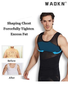 Chest Compression Vest Men Body Shaper Sleeveless Posture Corrector Slimming Waist Control Tummy Trimmer Mesh Tops Compression Shirt for Men Slimming Undershirt Body Shaper Tank top Shapewear Vest - pzsku/Z32D514BCD42CB70959E0Z/45/_/1702817848/d6b92125-a26d-48d8-9d9e-f69ebc65e684