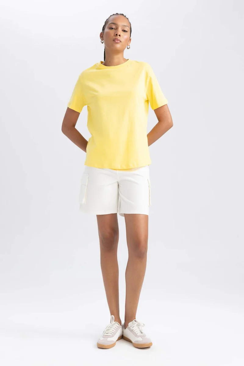 Defacto  Regular Fit Short Sleeve T-Shirt for Men | Best Price UAE