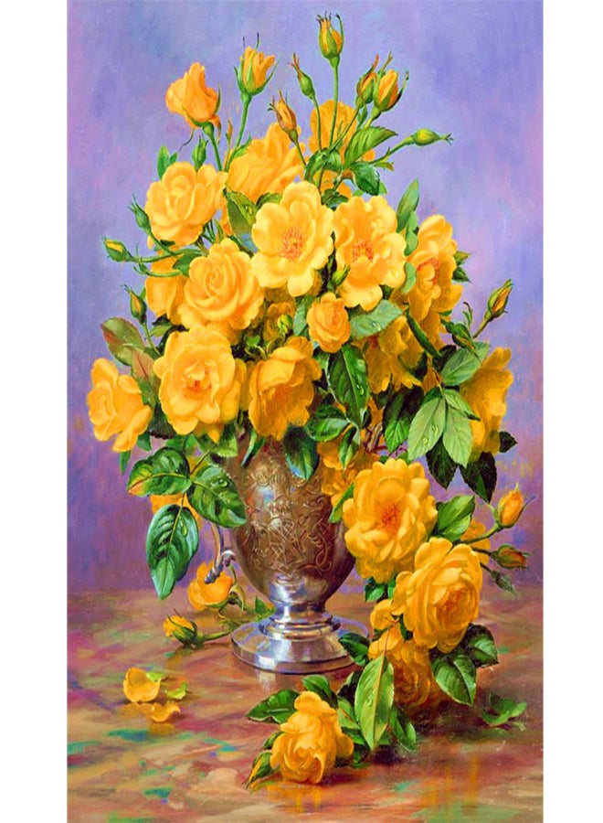 NAIYUE 12* 16 inches/30* 40cm DIY 5D Diamond Painting Kit Flower Resin Rhinestone Mosaic Embroidery Cross Stitch Craft Home Wall Decor - Image 1