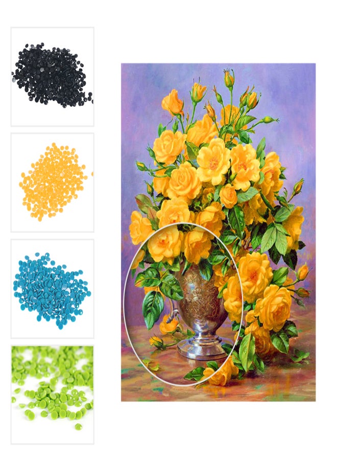 NAIYUE 12* 16 inches/30* 40cm DIY 5D Diamond Painting Kit Flower Resin Rhinestone Mosaic Embroidery Cross Stitch Craft Home Wall Decor - Image 5