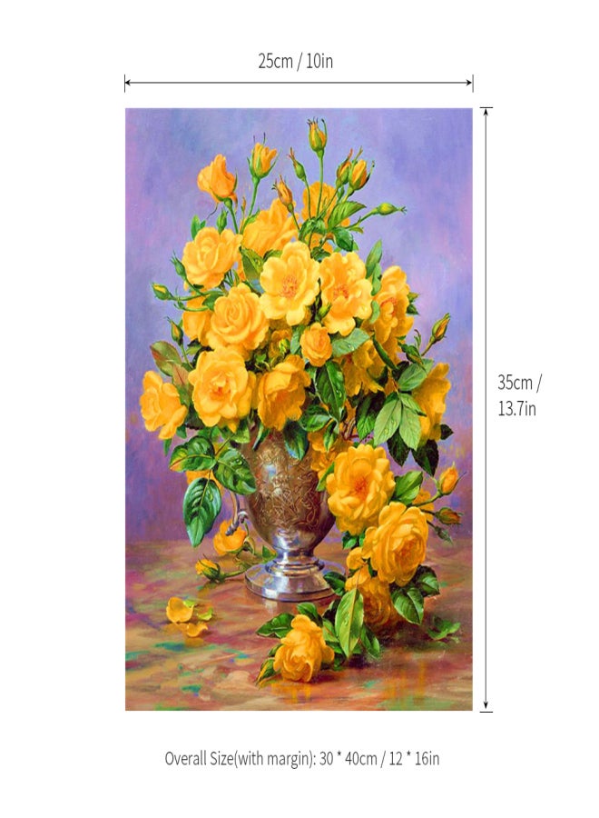 NAIYUE 12* 16 inches/30* 40cm DIY 5D Diamond Painting Kit Flower Resin Rhinestone Mosaic Embroidery Cross Stitch Craft Home Wall Decor - Image 4