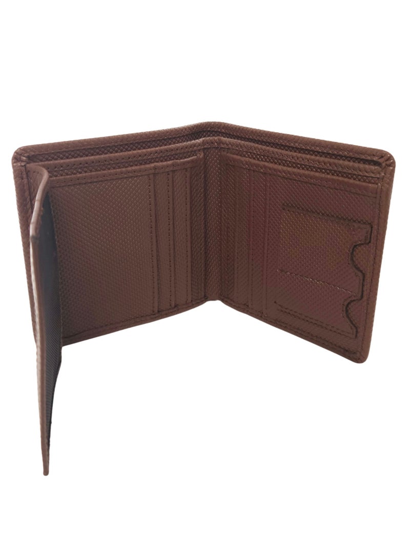 Native Comfort Bi-Fold Genuine Leather Wallet for Men, Premium Leather Material with Versatile Compartment, Ideal for Traveling & Daily Use, Perfect Gift for Any Occasion- Chocolate - Image 1