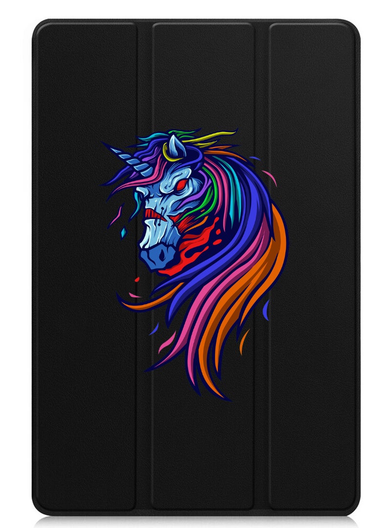 Theodor Protective Flip Case For Xiaomi Redmi Pad Pro (2024) With Trifold Stand Auto Wake Sleep Shockproof Cover horse - Image 1