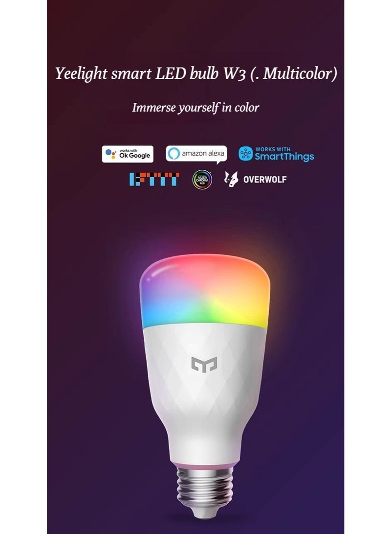 Yeelight Color Light Bulb e27 Bulb Lamp Core Ambient Light Illumination Ultra-bright Energy-saving Multi-color Light with Connection - Image 2
