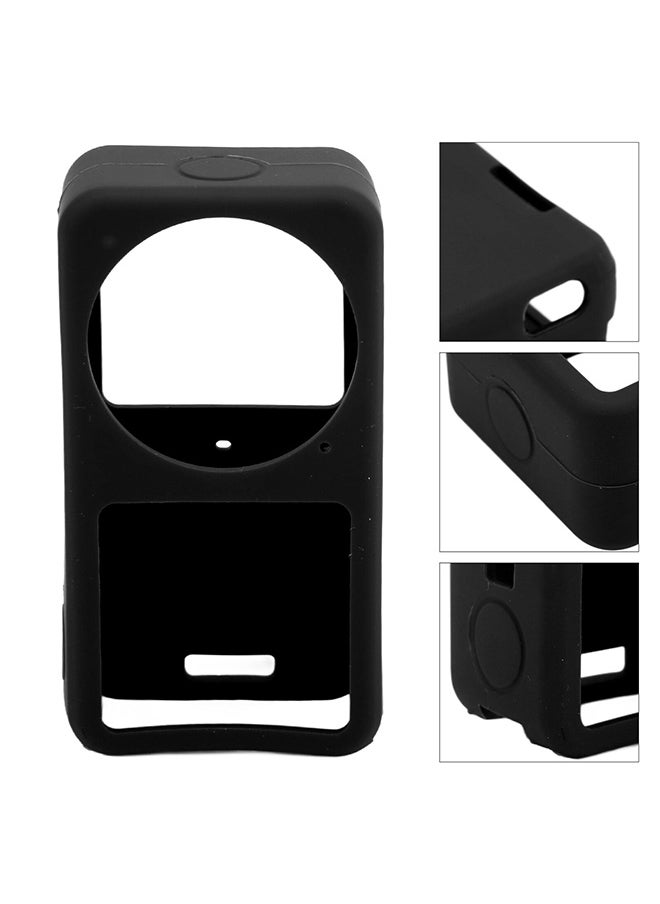 O Ozone - Protective Soft Silicone Case for DJI Action 2 Camera | Dustproof Anti-drop Frame Shell for DJI Osmo Action 2 Sports Camera Accessories - Black - Image 1