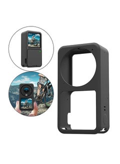 O Ozone Protective Soft Silicone Case for DJI Action 2 Camera | Dustproof Anti-drop Frame Shell for DJI Osmo Action 2 Sports Camera Accessories - Black  - Image 4