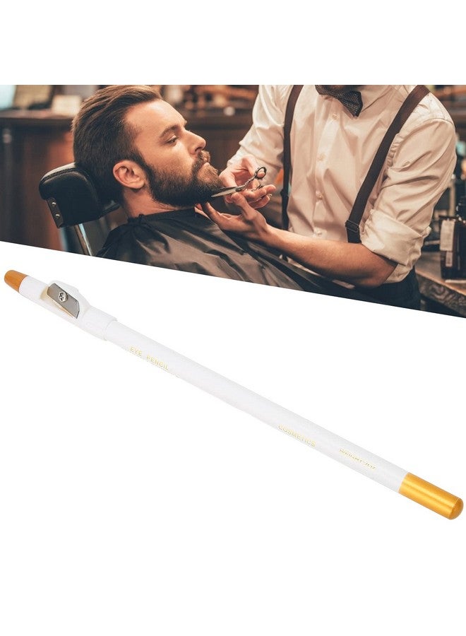 Betued Barber Pencil Beard Pencil Filler For Men Household Beard Pencil Liner Long Lasting Repair Shape Beard Pen Water/Sweat Proof Beard Filler Shaping Styling Tool(White) - Image 1