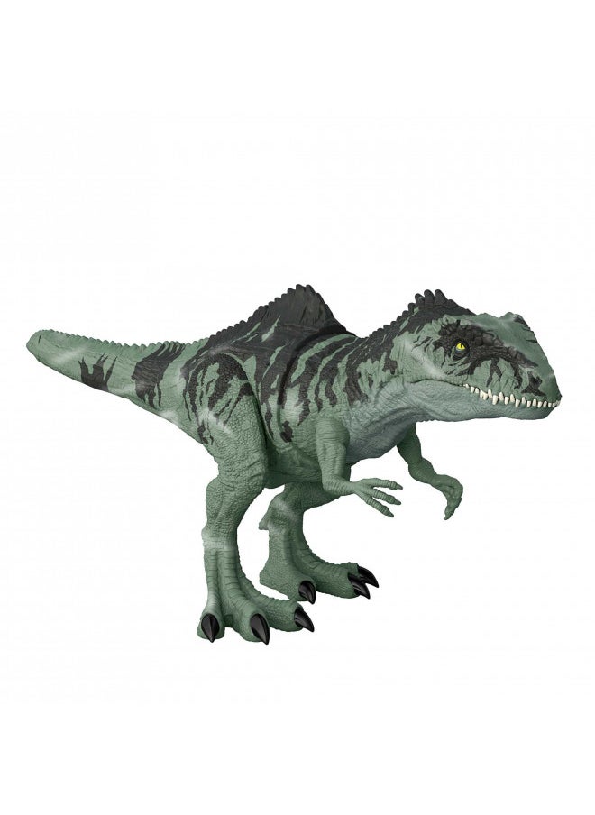 JURASSIC WORLD Mattel Jurassic World Dominion Strike N Roar Giganotosaurus Dinosaur Action Figure Toy with Striking Motion and Sounds  - Image 2