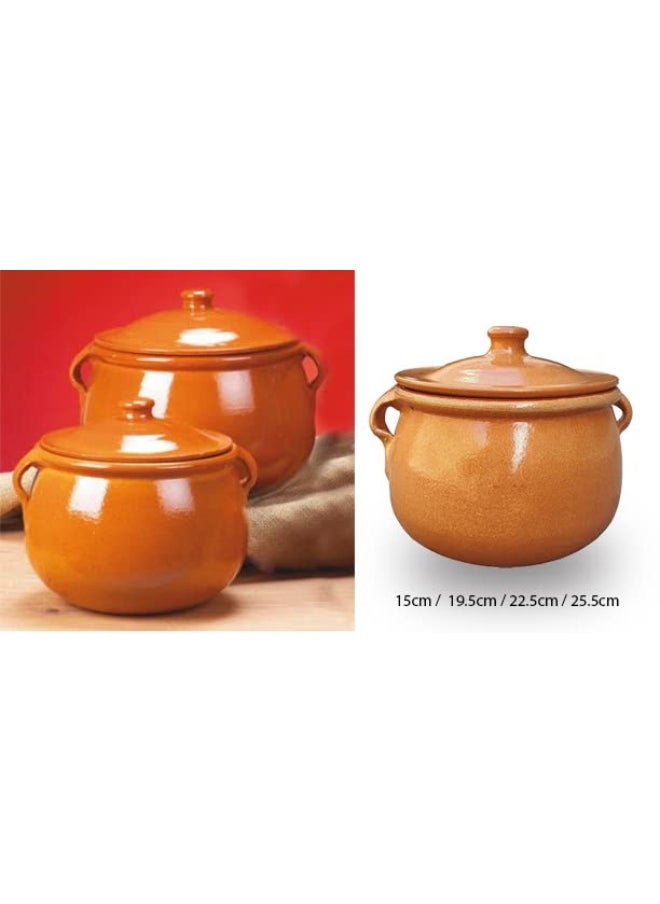 Regas Spanish Traditional Clay Pot Mud Olla Pot Brown 5.6Ltr  - Image 4