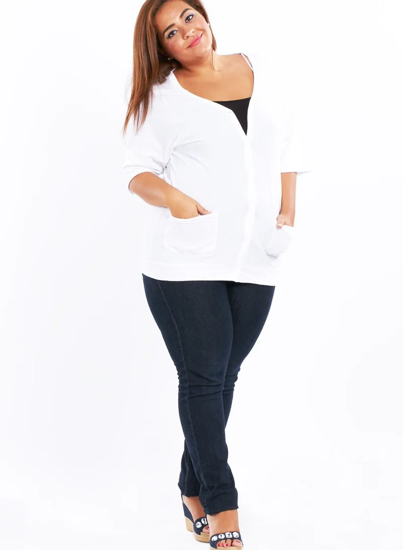 Emoi En Plus Plus Size Cardigan