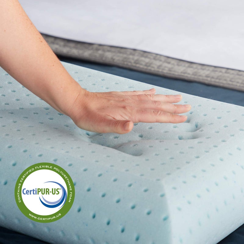 Weekender Gel Memory Foam Pillow - Queen Size - 1-Pack - Medium Plush Feel - Neck & Shoulder Support - For Back  Side  & Stomach Sleepers - Home  Hotel  & Hospital Essentials - Image 4