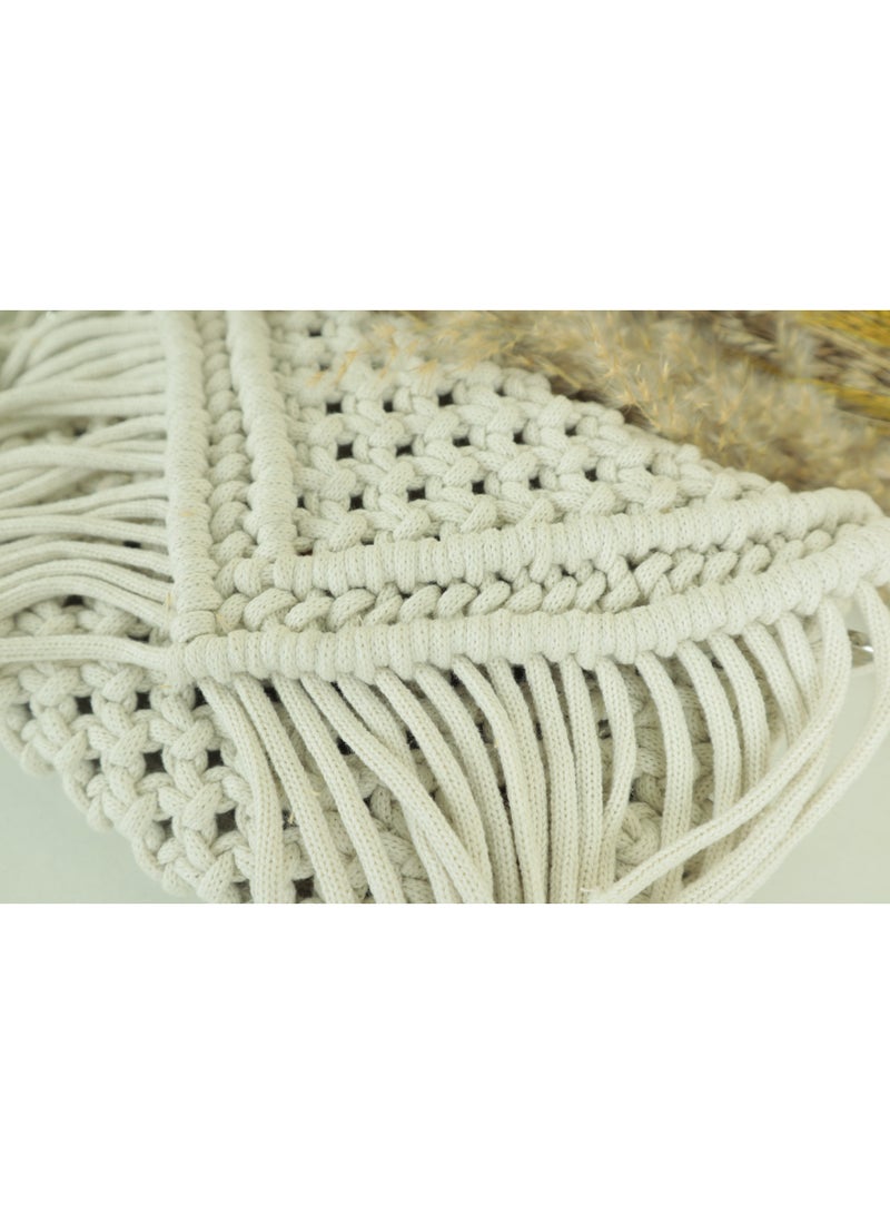 انتيكيانو شنطة مكرمية ماكرامية للنساء - Image 4