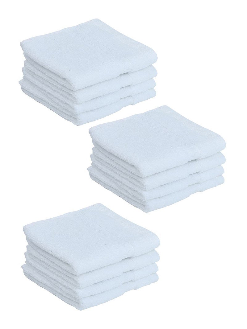 BIANCA Ultra Soft Zero Twist 100% Cotton Towel-12pc Face Towel (Paradiso) | Super Absorbent, Fluffy | AeroCore Organic Technology - for Men, Women, Gym, Kitchen Solid-Multi - Image 3