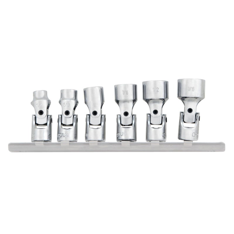 Performance Tool W36980 1/4-Inch Drive SAE 6 Piece Flex Socket Set