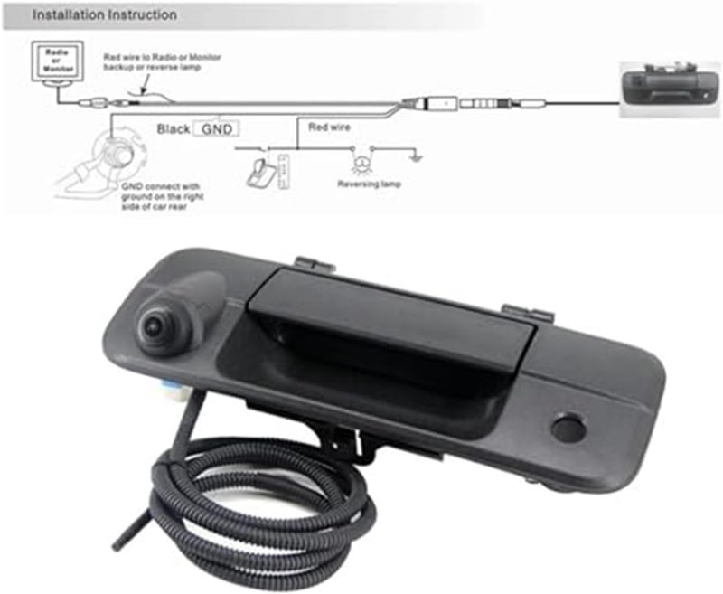 Yurefax Rear Tailgate Handle Camera for Toyota - Image 3