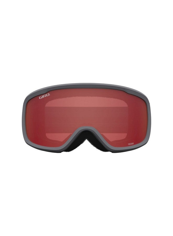 GIRO نظارات تزلج روام نظارات تزلج للرجال والنساء والشباب بحزام رمادي مع عدسات كهرماني وأحمر؛ أصفر - Image 3
