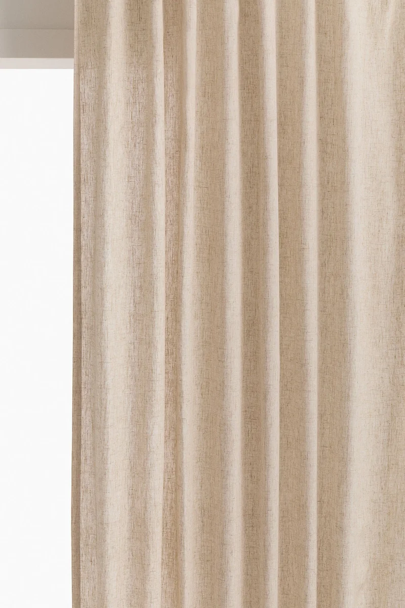 H&M 2-pack linen-blend curtain lengths
