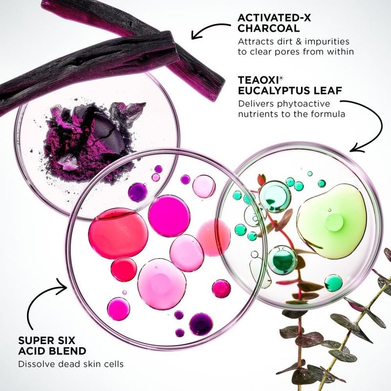 Glamglow SUPERMUD Instant Clearing Treatment Face Mask | Clearing Face Mask For Acne Prone Skin and Oiliness to help Minimize Pores | Activated Charcoal, BHA & AHAs, 3.5 Ounce - Image 3