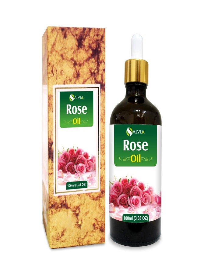 Salvia Rose Oil (Rosa Damacenia) Therapeutic Essential Oil with dropper 100ML - Image 1