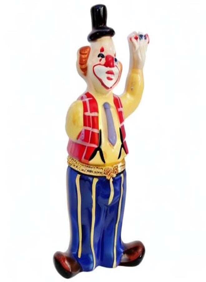 Gishima Jewelry Trinket Box Clown Figure Ornaments Collectible Jewelry Hinged Trinket Boxes Home Table Desk Top Decor Christmas Holiday Halloween Decoration Gifts Christmas Holiday Home Decor - Image 3