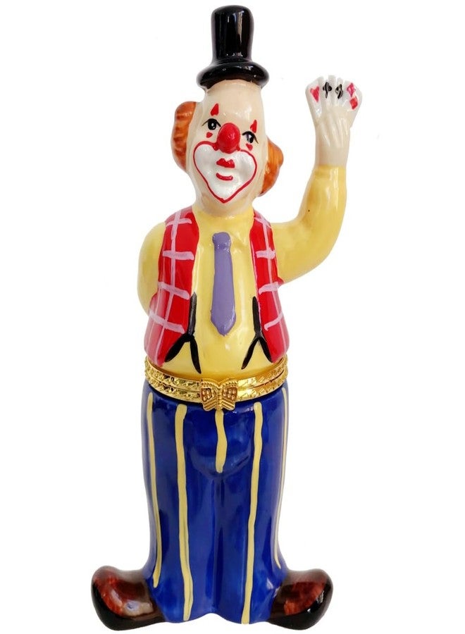 Gishima Jewelry Trinket Box Clown Figure Ornaments Collectible Jewelry Hinged Trinket Boxes Home Table Desk Top Decor Christmas Holiday Halloween Decoration Gifts Christmas Holiday Home Decor - Image 1