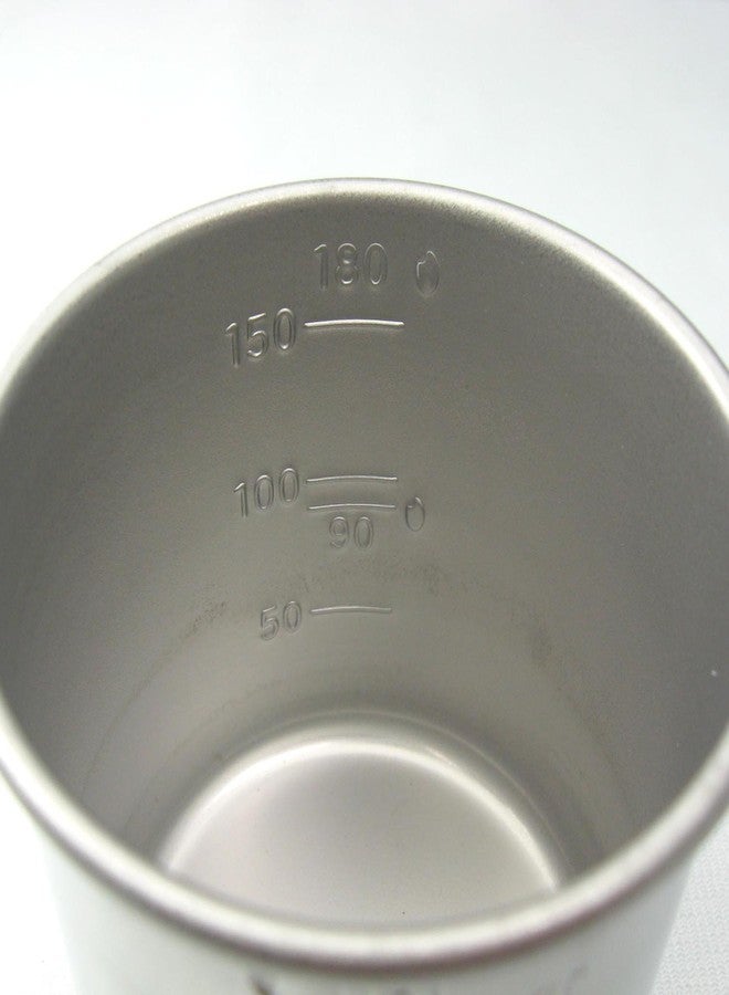 Daiso Japanese Rice Measuring Cup(180cc = 1 Gou Cup) Stainless Steel - Image 3