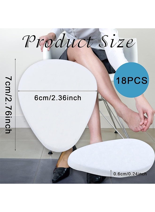 18 قطعة من وسادات الكالو المصنوعة من اللباد، وسادات مشط القدم، وسادات مقدمة القدم، وسادة لتخفيف الألم للقدم، تحافظ على حماية الكالو من الاحتكاك بالأحذية، وسادات لاصقة للرجال والنساء - Image 2