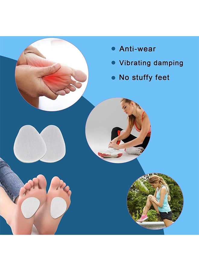 18 قطعة من وسادات الكالو المصنوعة من اللباد، وسادات مشط القدم، وسادات مقدمة القدم، وسادة لتخفيف الألم للقدم، تحافظ على حماية الكالو من الاحتكاك بالأحذية، وسادات لاصقة للرجال والنساء - Image 3