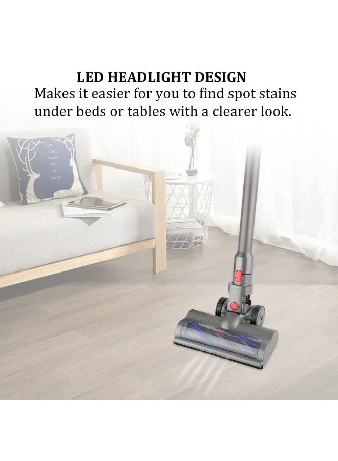 ASIV Mini Motorized Tool Brush Head for Dyson V7 V8 V10 V11 V15 Cordless Vacuum Cleaners, Vacuum Clean Head Replacement Parts  - Image 4