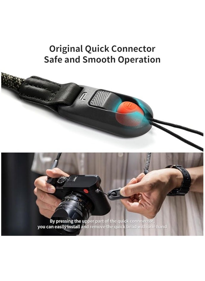بجي تك حزام كتف للكاميرا من Pgytech لكاميرا DSLR والكاميرا بدون مرآة، حزام كتف قابل للتعديل، برتقالي نابض بالحياة، 39-55 بوصة  - Image 3