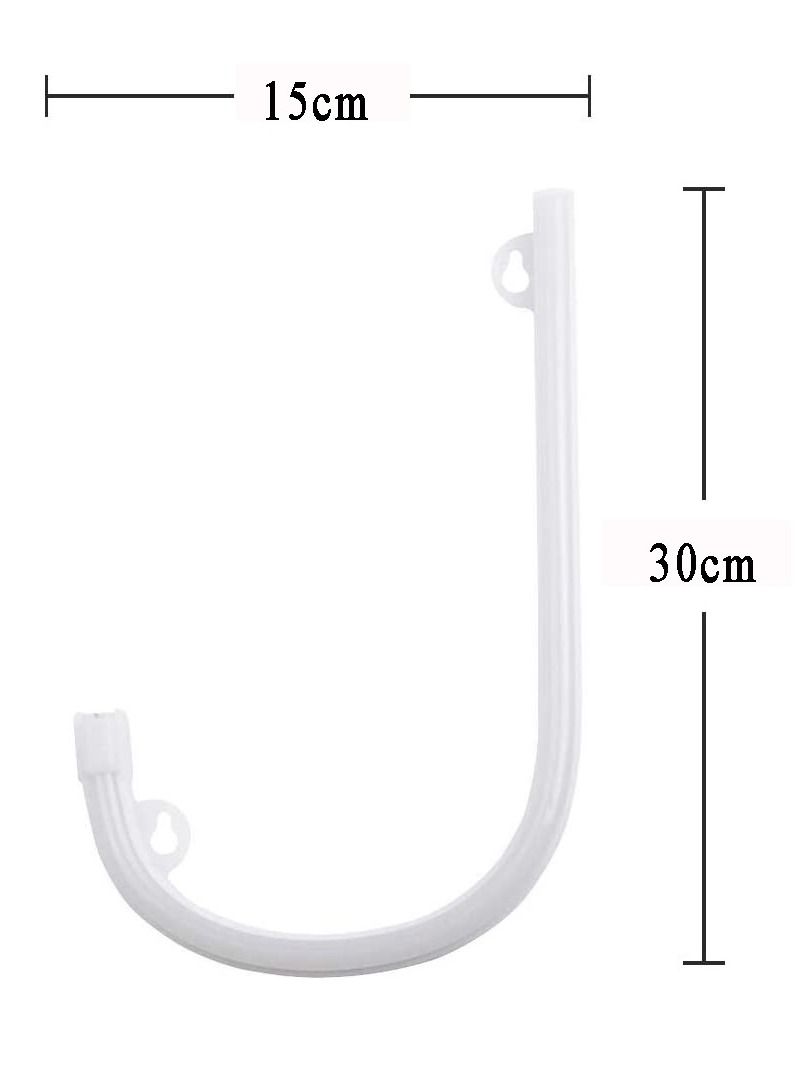 سلة حرف بإضاءة النيون باللون الأحمر الدافىء – J - Image 2