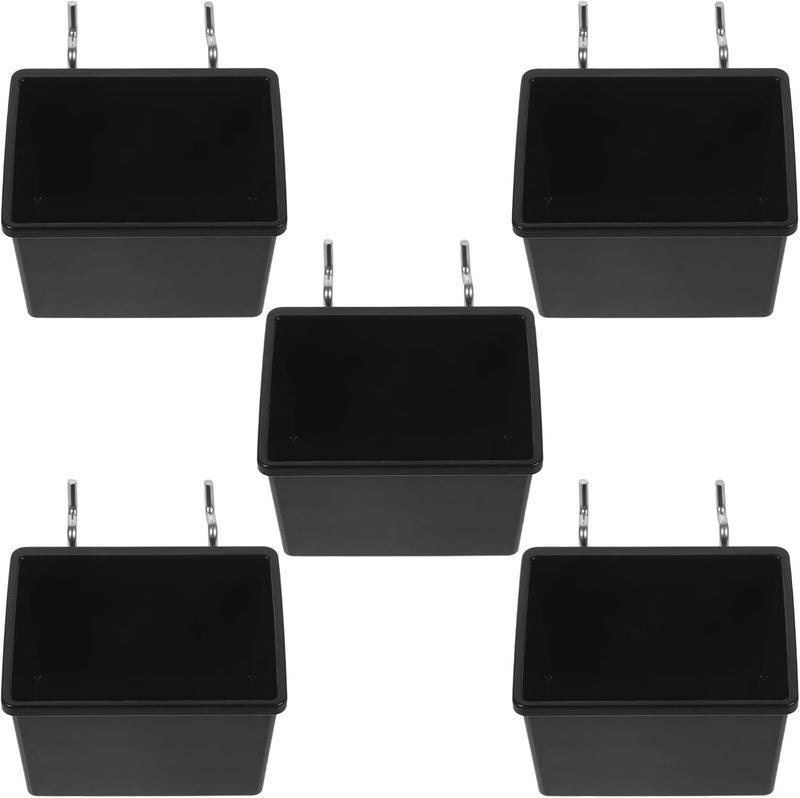 صناديق Pegboard متينة من Gadpiparty (5 قطع) لتنظيم الأدوات - سلال مفيدة للمرآب والمنزل والحرف اليدوية لإدارة المساحة بكفاءة - Image 1