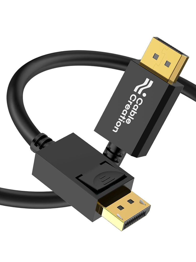 CableCreation VESA Certified DisplayPort 2.1/40Gbps Cable 2m/6.6ft, DP 2.1 Cable Support 8K/60HZ，4K/120HZ,PVC Display Port Cable Cord Compatible FreeSync G-Sync and HDR for Gaming Monitor,PC,RX 7900 - Image 1
