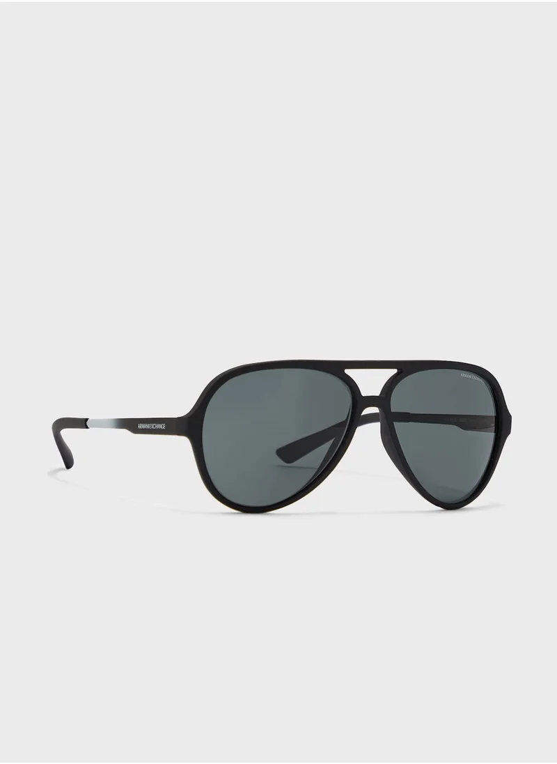 Armani Exchange 0Ax4133S Wayfarers Sunglasses
