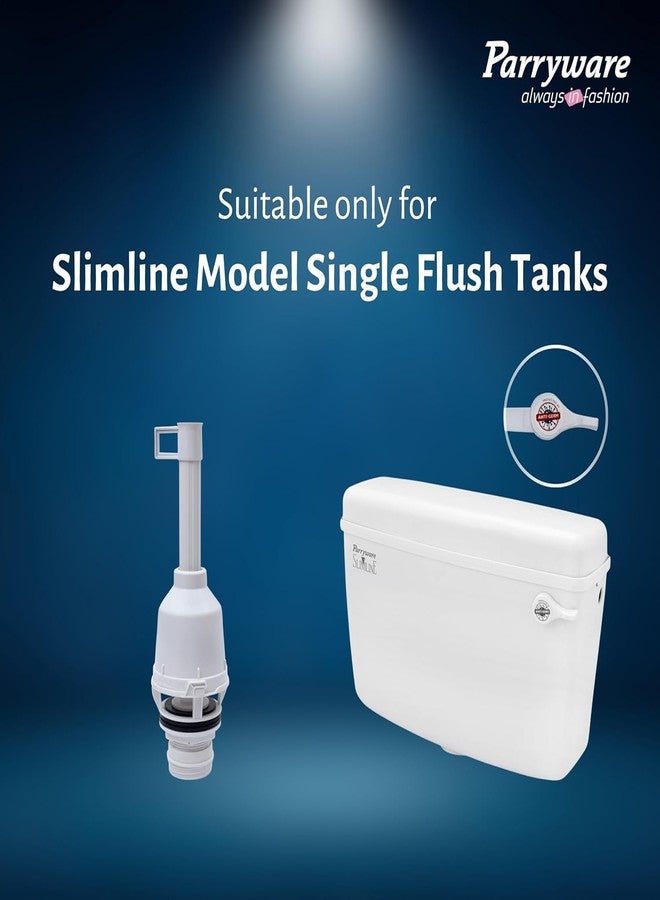 Parryware Slimline Outlet Assembly PVC Assly for Toilet Flush Tank (Pack of 1) | E741699 - Image 2