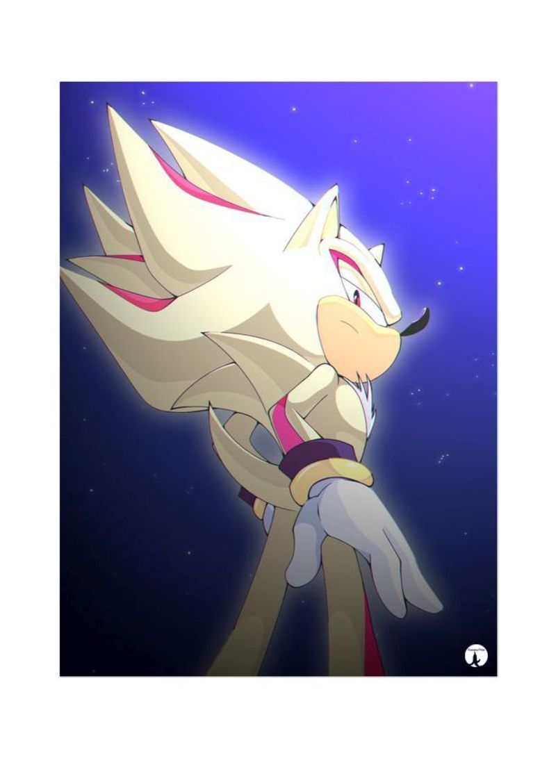 RKN Sonic Printed Mousepad Blue/Pink/Beige